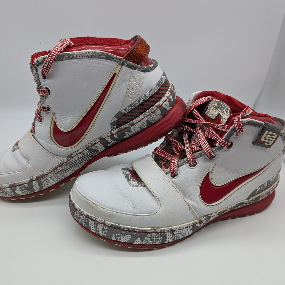 Nike Zoom Lebron James 6 Ohio State Basketball Shoes